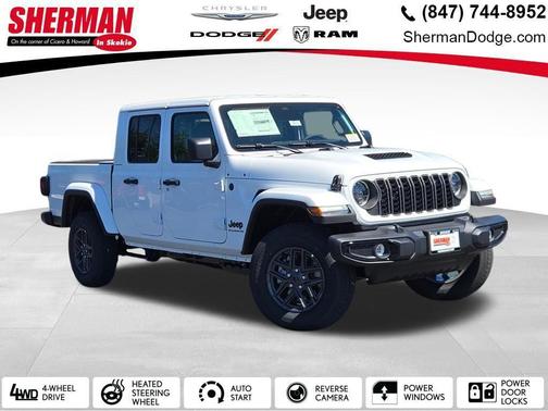 Bright White Clearcoat 2026 Jeep Gladiator Sport S