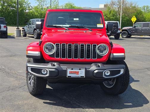 Firecracker Red Clearcoat 2026 Jeep Wrangler 4-Door Sahara 4x4