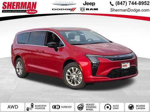 Red Hot Pearlcoat 2027 Chrysler Pacifica L