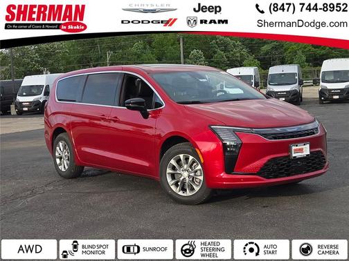Red Hot Pearlcoat 2027 Chrysler Pacifica L