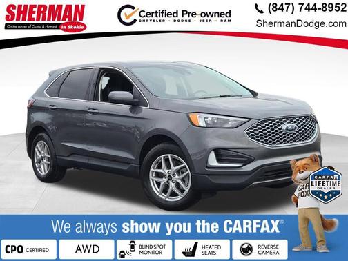 Gray Metallic 2024 Ford Edge SEL