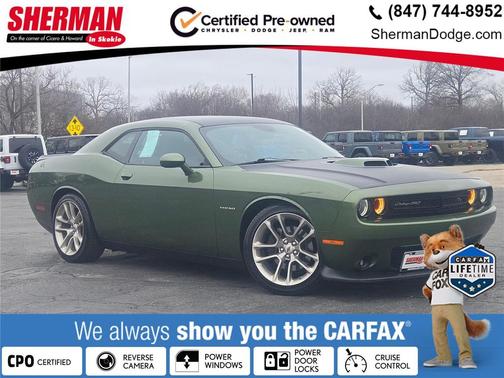GREEN 2020 Dodge Challenger R/T