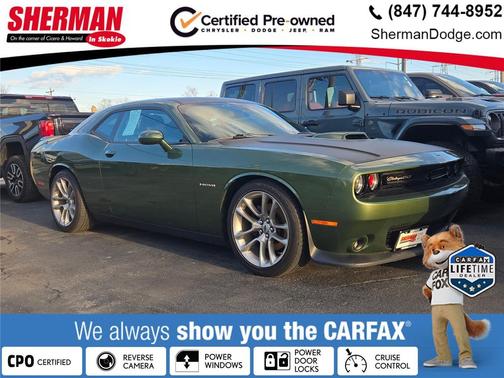 GREEN 2020 Dodge Challenger R/T