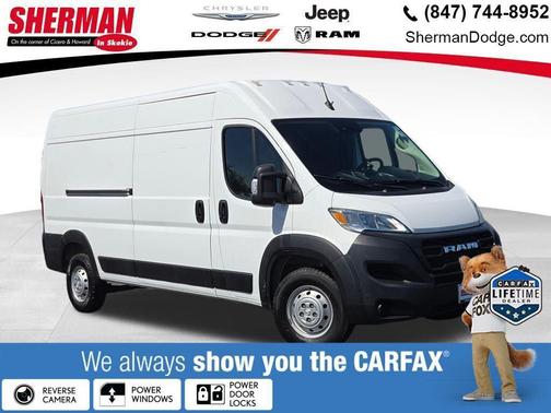 Bright White Clearcoat 2023 RAM ProMaster 2500 High Roof