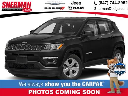 Diamond Black Crystal Pearlcoat 2019 Jeep Compass Latitude