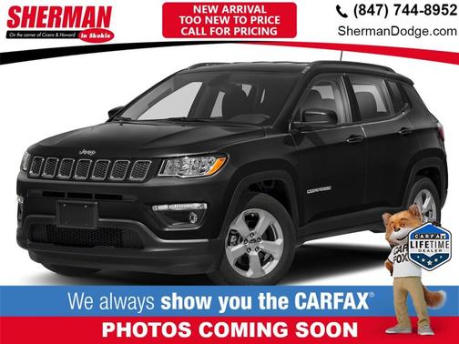Diamond Black Crystal Pearlcoat 2019 Jeep Compass Latitude