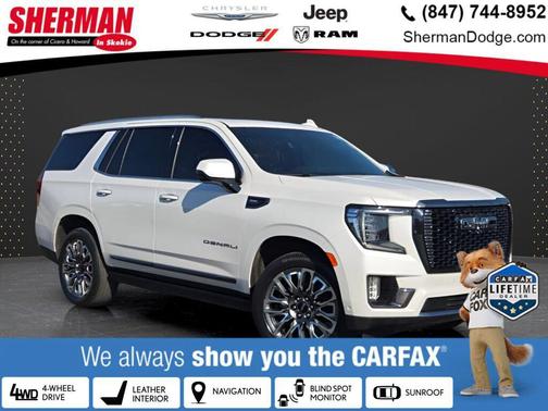 White Frost Tricoat 2023 GMC Yukon Denali Ultimate