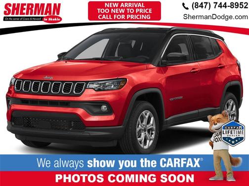 Red Hot Pearlcoat 2025 Jeep Compass Limited