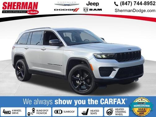 Silver Zynith 2025 Jeep Grand Cherokee Altitude