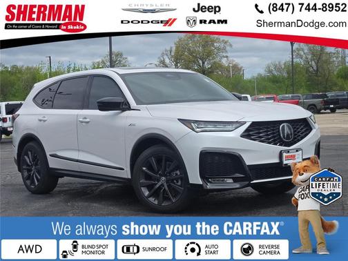 Platinum White Pearl 2026 Acura MDX A-SPEC