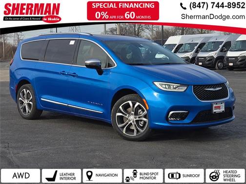 Hydro Blue Pearlcoat 2026 Chrysler Pacifica L