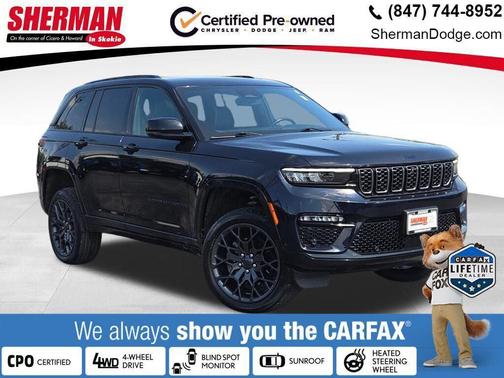 Midnight Sky 2023 Jeep Grand Cherokee 4xe Summit Reserve