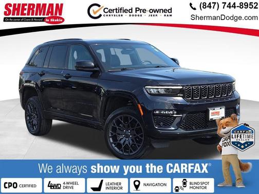 Midnight Sky 2023 Jeep Grand Cherokee 4xe Summit Reserve