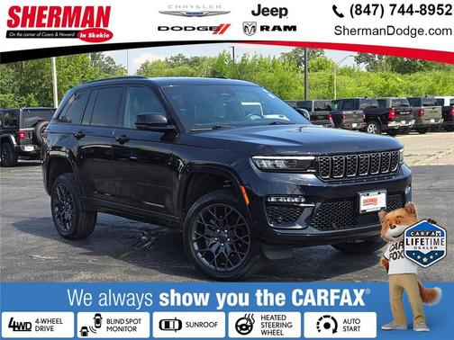Midnight Sky 2023 Jeep Grand Cherokee 4xe Summit Reserve