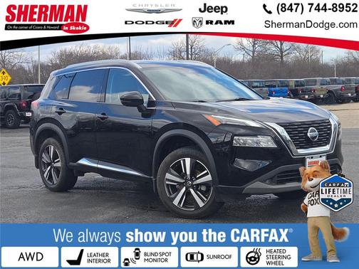 Super Black 2021 Nissan Rogue SL SUV