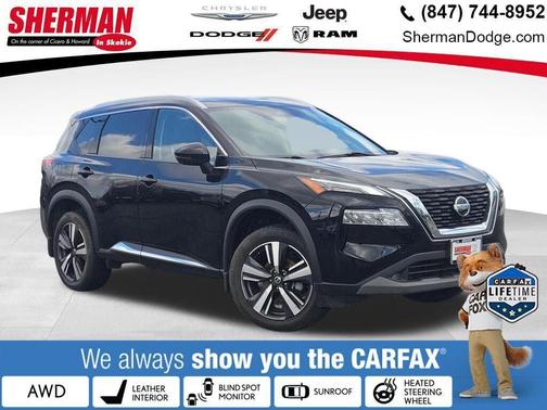 Super Black 2021 Nissan Rogue SL