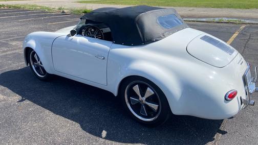 White 1955 Porsche 356 356 Speedster