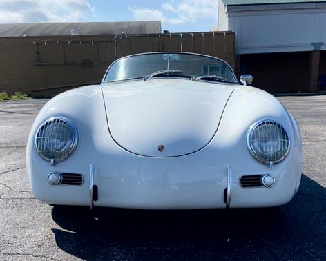 White 1955 Porsche 356 356 Speedster