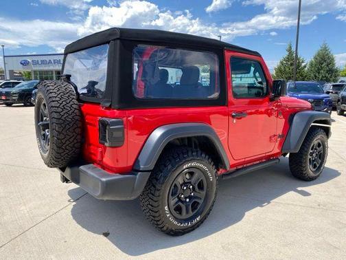 Firecracker Red Clearcoat 2024 Jeep Wrangler Sport
