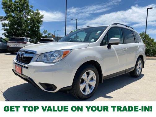 Satin White Pearl 2015 Subaru Forester 2.5i Premium