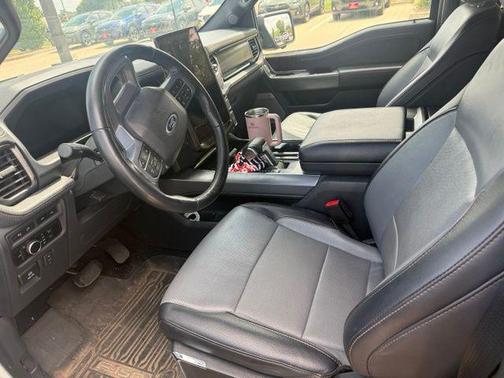 Antimatter Blue Metallic 2023 Ford F-150 Lightning LARIAT