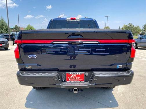 Antimatter Blue Metallic 2023 Ford F-150 Lightning LARIAT