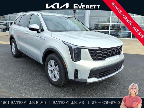 Ivory Silver 2026 Kia Sorento LX