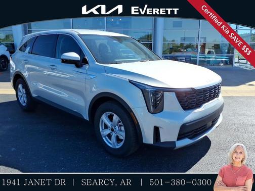 Ivory Silver 2026 Kia Sorento LX