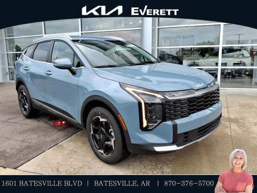 Blue 2026 Kia Sportage Hybrid EX