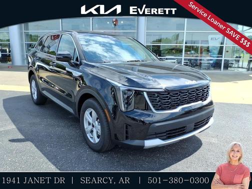 Ebony Black 2026 Kia Sorento LX