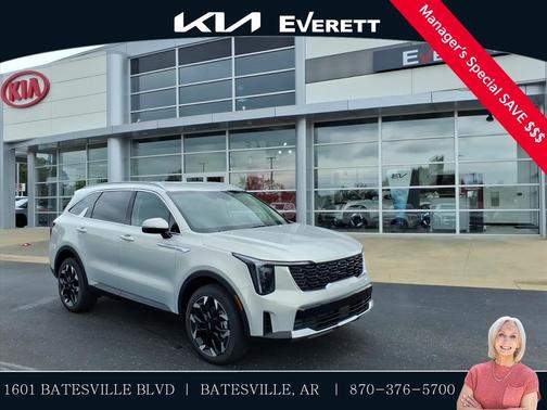 Ivory Silver 2026 Kia Sorento EX SUV