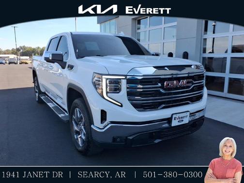 Summit White 2025 GMC Sierra 1500 SLT
