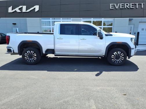 White Frost Tri-Coat 2024 GMC Sierra 2500 Denali Ultimate
