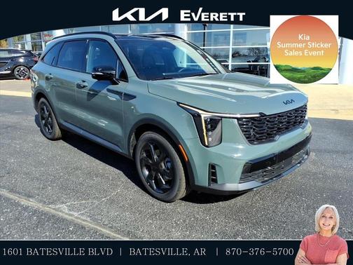 Green 2026 Kia Sorento Plug-In Hybrid X-LINE SX PRESTIGE