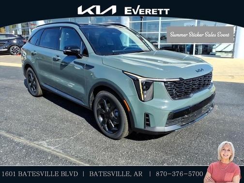 Green 2026 Kia Sorento Plug-In Hybrid X-LINE SX PRESTIGE