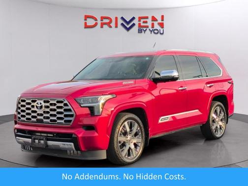 Red 2023 Toyota Sequoia Capstone