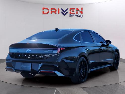 Black 2025 Hyundai SONATA SEL