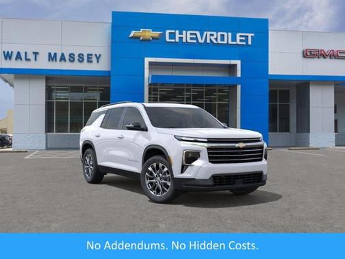 Summit White 2026 Chevrolet Traverse LT