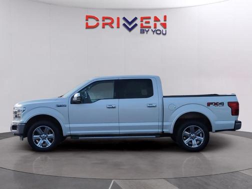 White Platinum Tri-Coat Metallic 2018 Ford F-150 Lariat