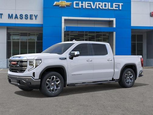 Glacier White 2026 GMC Sierra 1500 SLT