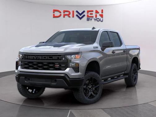 Sterling Gray Metallic 2026 Chevrolet Silverado 1500 Custom Trail Boss