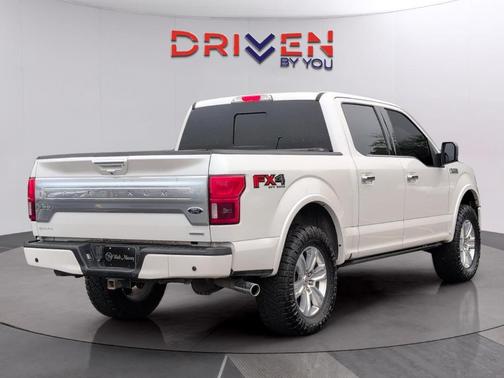 White Platinum Tri-Coat Metallic 2018 Ford F-150 Platinum