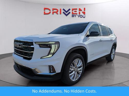 Summit White 2026 GMC Acadia Elevation