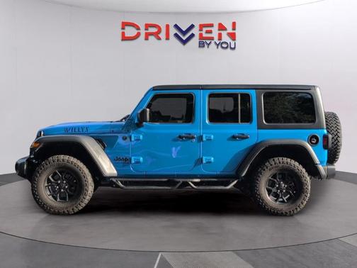 Hydro Blue Pearlcoat 2025 Jeep Wrangler Sport