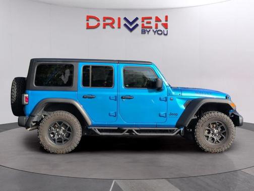 Hydro Blue Pearlcoat 2025 Jeep Wrangler Sport