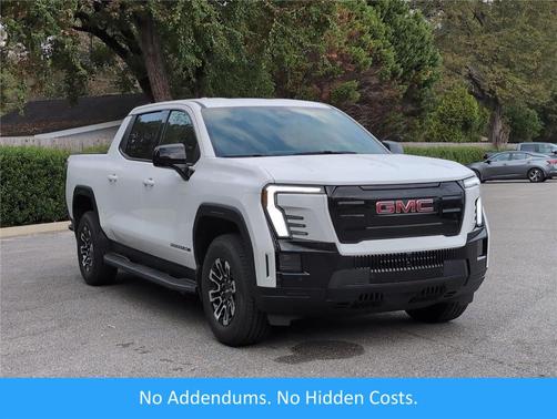 Summit White 2026 GMC Sierra EV Standard Range Elevation