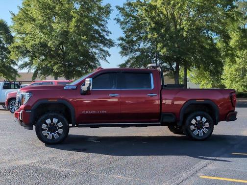 Volcanic Red 2024 GMC Sierra 2500 Denali