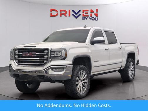 White Frost Tri-Coat 2018 GMC Sierra 1500 SLT