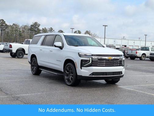 Summit White 2026 Chevrolet Suburban LT