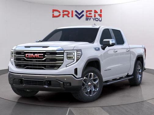 Glacier White 2026 GMC Sierra 1500 SLT